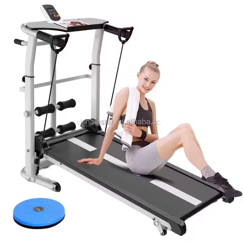 🔥 Tapis Roulant Manuel  3 en 1  Sans Électricité